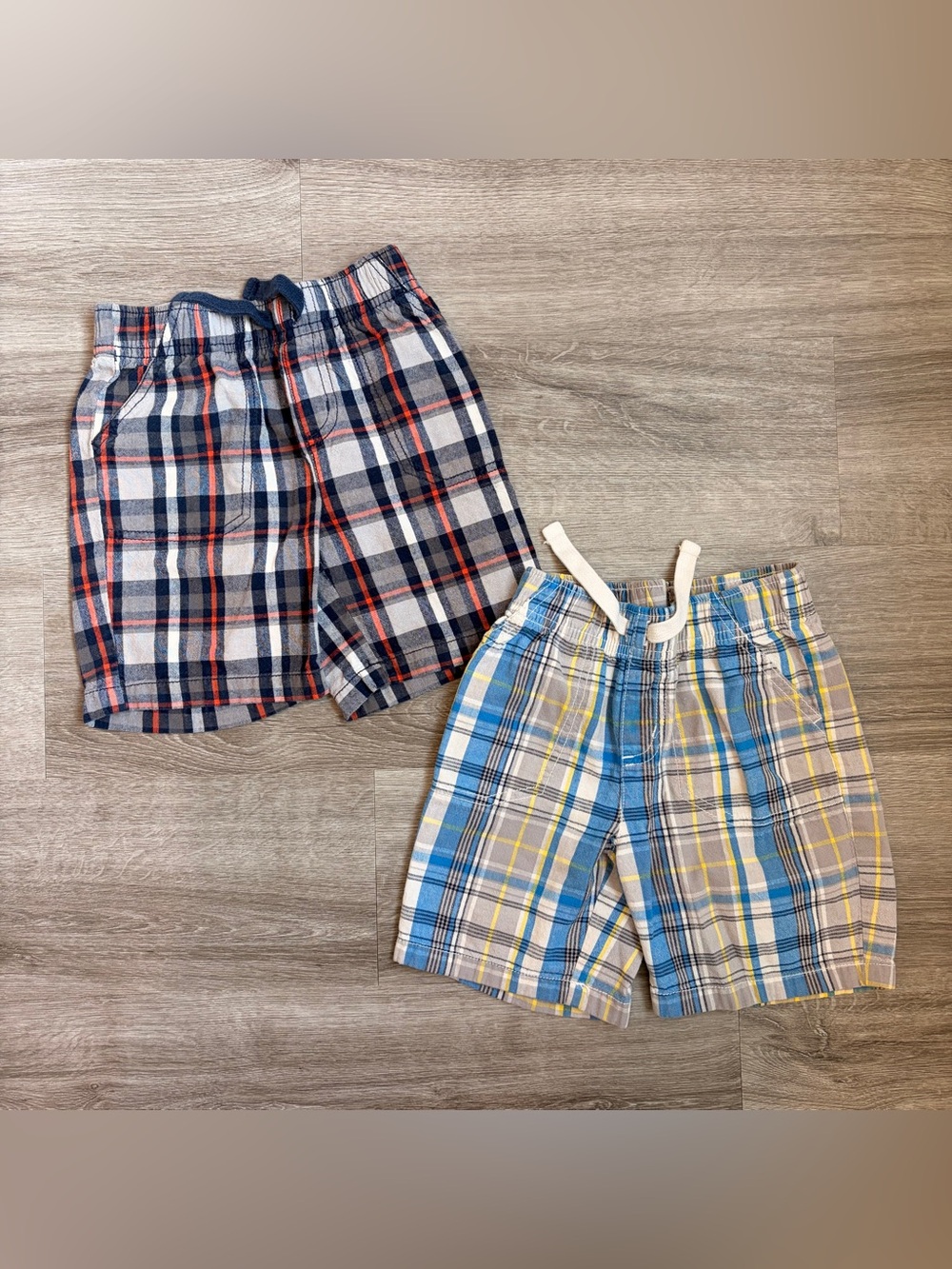 Jumping Beans toddler boys plaid shorts